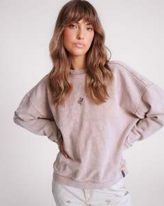 ONE TEASPOON BOWER BIRD RETRO SWEATER SAND