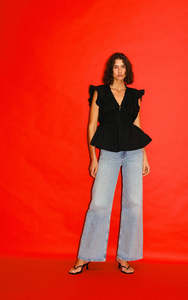 Kinney: KINNEY BOBBIE TOP BLACK