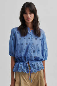 SECOND FEMALE ELENORE SHIRT CORNFLOWER