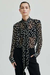 SECOND FEMALE DROP SHIRT BLACK