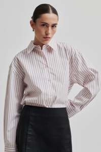 SECOND FEMALE SOALON STRIPE SHIRT FESTIVE BLOOM