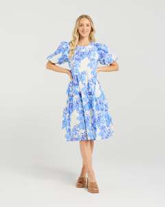 ET ALIA BECKS DRESS LAVENDER GARDEN