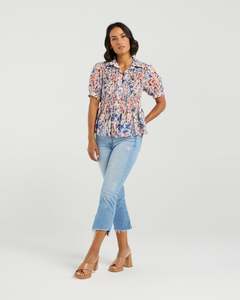 ET ALIA RUBY BLOUSE POPPY PATCH