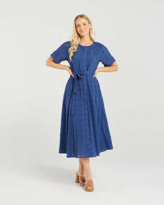 ET ALIA MIRANDA DRESS LAGOON