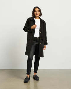 Et Alia: ET ALIA MICHAEL COAT BLACK