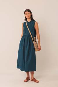 Indi Cold: INDI & COLD LENI DRESS MARINO