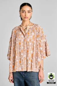 Karen Walker: KAREN WALKER GLADE SHIRT PINK MULTI
