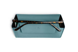 FOX & LEO GLASSES CASE TEAL