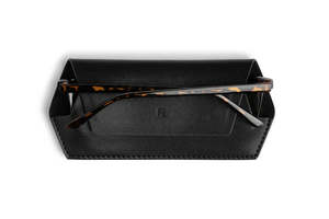 FOX & LEO GLASSES CASE BLACK