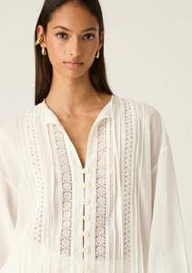 MOS THE LABEL IVY BLOUSE WHITE