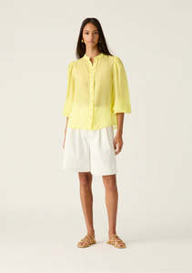 Mos The Label: MOS AURORA BLOUSE VIVID YELLOW