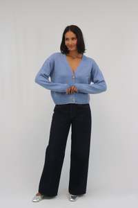 TATANO PHOEBE CARDI CHAMBRAY