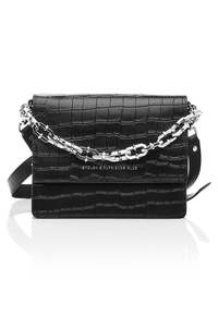 STOLEN GIRLFRIENDS CLUB MATTE BLACK BIG TROUBLE BAG