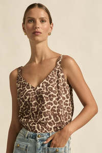 ZOE KRATZMANN MEMO TOP OCELOT
