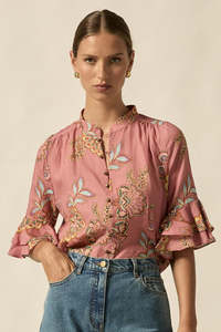 Zoe Kratzmann: ZOE KRATZMANN FLUCTUATE TOP KGARI BLOOM