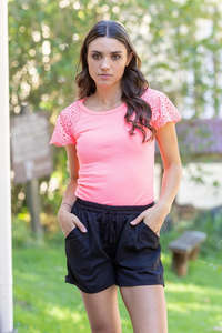PRE LOVED AUGUSTINE PRETTY BASICS SHORTS / XS