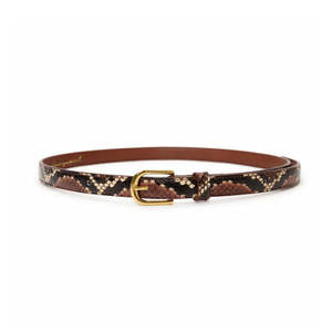 Kathryn Wilson: KATHRYN WILSON LAUREN BELT PYTHON CALF
