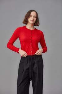 Standard Issue: STANDARD ISSUE MERINO SLATCH CARDIGAN