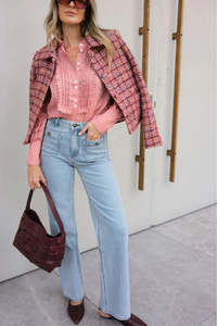ZOE KRATZMANN HAZE TOP CAMELLIA