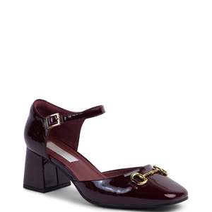 Heels: KATHRYN WILSON MARION HEEL WINE HI-SHINE