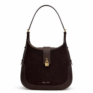 KATHRYN WILSON DEVON SHOULDER BAG CHOCOLATE