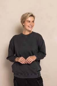 ZHRILL MARLEN SWEATSHIRT GREY GREEN