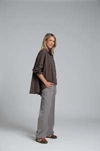 Nes: NES GINNIE PANT LIGHT MOCHA