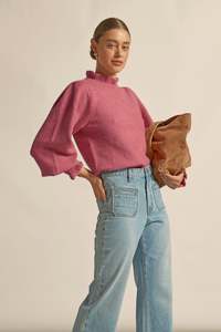 ZOE KRATZMANN ASCENT KNIT CAMELLIA