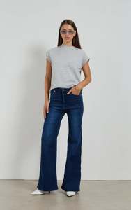 DRICOPER HUNTER WIDE LEG JEAN INDIGO BLUE