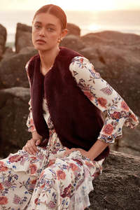 ZOE KRATZMANN AFFIRM VEST BERRY