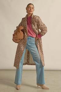 ZOE KRATZMANN CHALET COAT OCELOT