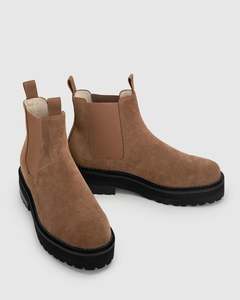 Boots: CHAOS & HARMONY QUEENS BOOT HAZEL SUEDE