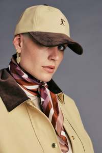 Karen Walker Eyewear: KAREN WALKER RUNAWAY GIRL CLASSIC CAP TAN