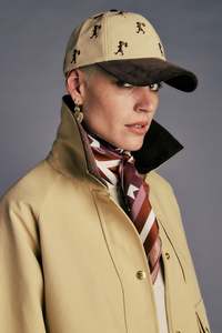 Karen Walker Eyewear: KAREN WALKER RUNAWAY GIRL CHORE CAP TAN
