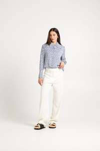 TUESDAY MILLER TOP PICKING PRINT