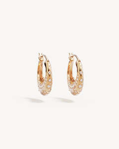 BY CHARLOTTE GOLD MY MOON AND STARS HOOPS