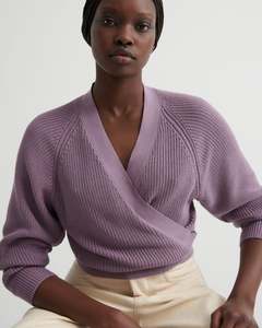 KOWTOW COMPOSURE CARDIGAN WISTERIA