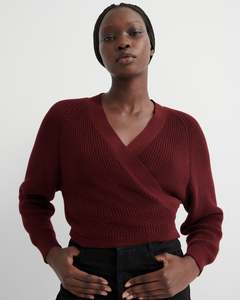 KOWTOW COMPOSURE CARDIGAN MAROON