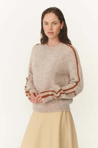 ROWIE LANA KNIT JUMPER FAWN