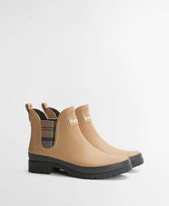 ARRIVING 21.05.26 | BARBOUR MALLOW CHELSEA WELLY BEIGE/DRESS TARTAN