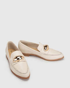Flats: CHAOS & HARMONY FORGE LOAFER IVORY