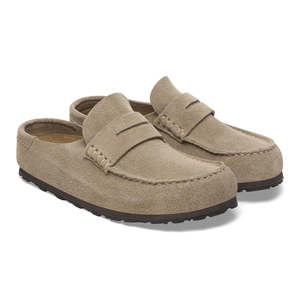 BIRKENSTOCK NAPLES WRAPPED SUEDE TAUPE (REGULAR)