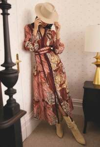 Once Was: ONCE WAS LILIANA MAXI DRESS CATHEDRAL BOTANIC