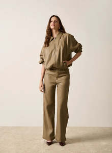 ESMAEE EXPRESSION BUBBLE JACKET KHAKI