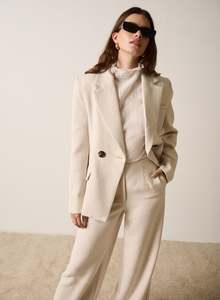 Jackets Coats: ESMAEE EDITION BLAZER SANDSTONE