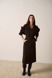 Jackets Coats: ESMAEE METRO TRENCH COAT CHOCOLATE