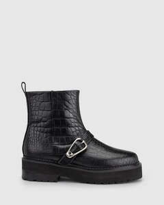 CHAOS & HARMONY VORTEX BOOT BLACK CROC