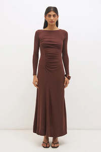 MØN RENN MILO DRESS CACAO