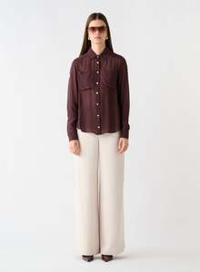 The Sale: ESMAEE FORTUNE SHIRT CHOCOLATE