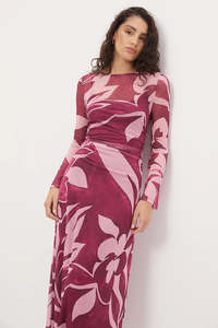 Dresses Jumpsuits: MON RENN PETA SHEER MAXI DRESS